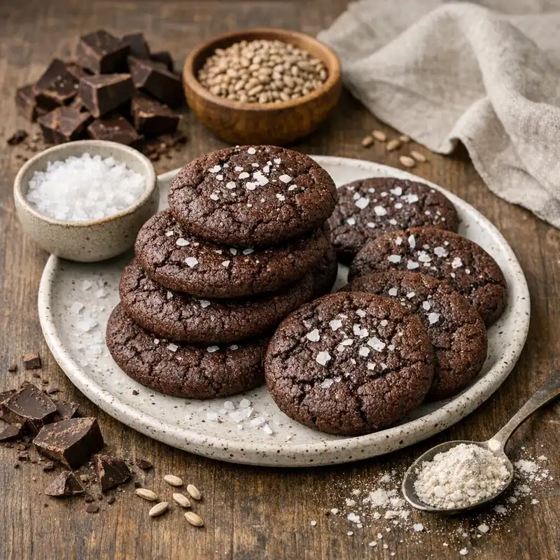 Chokladkakor med råg