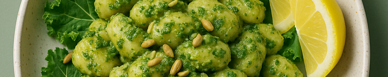 Gnocchi med solrospesto