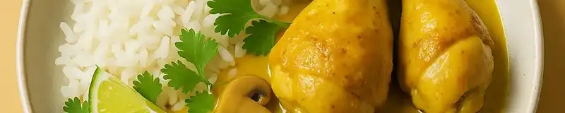 Kyckling i gul curry