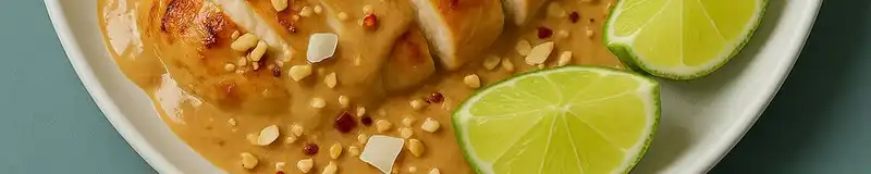 Kyckling med jordnötssås