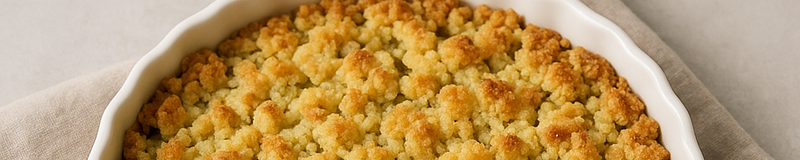 Smulpaj med rabarber