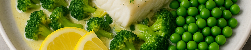 Torsk i ugn med purjolök och dill