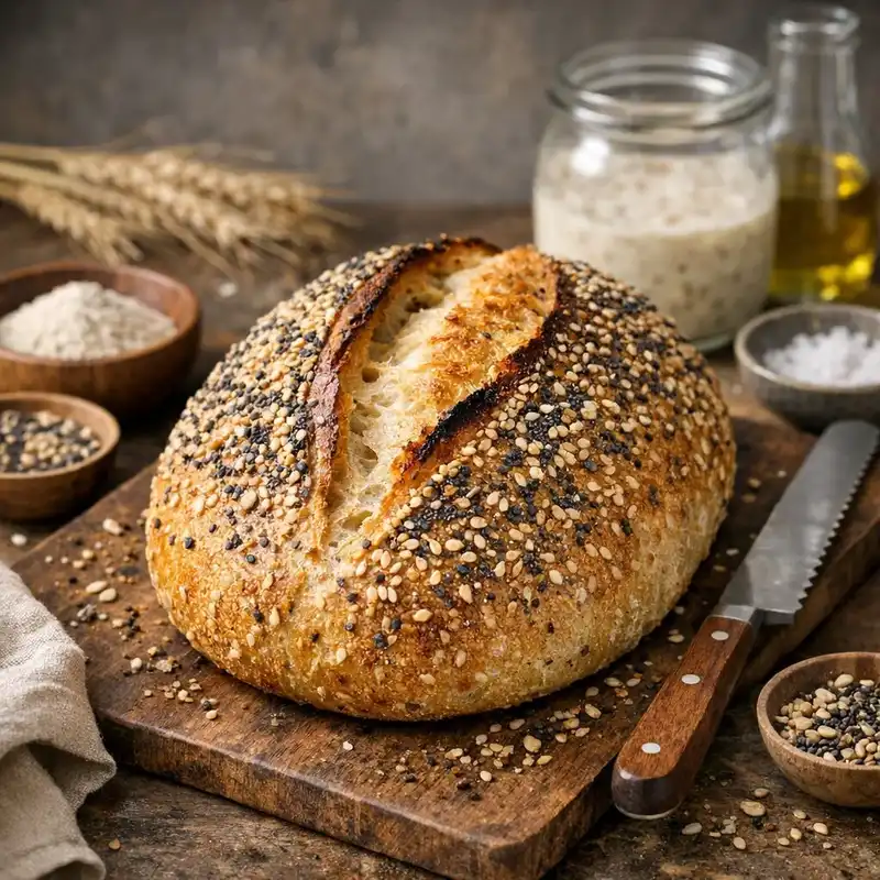 Vitt surdegsbröd